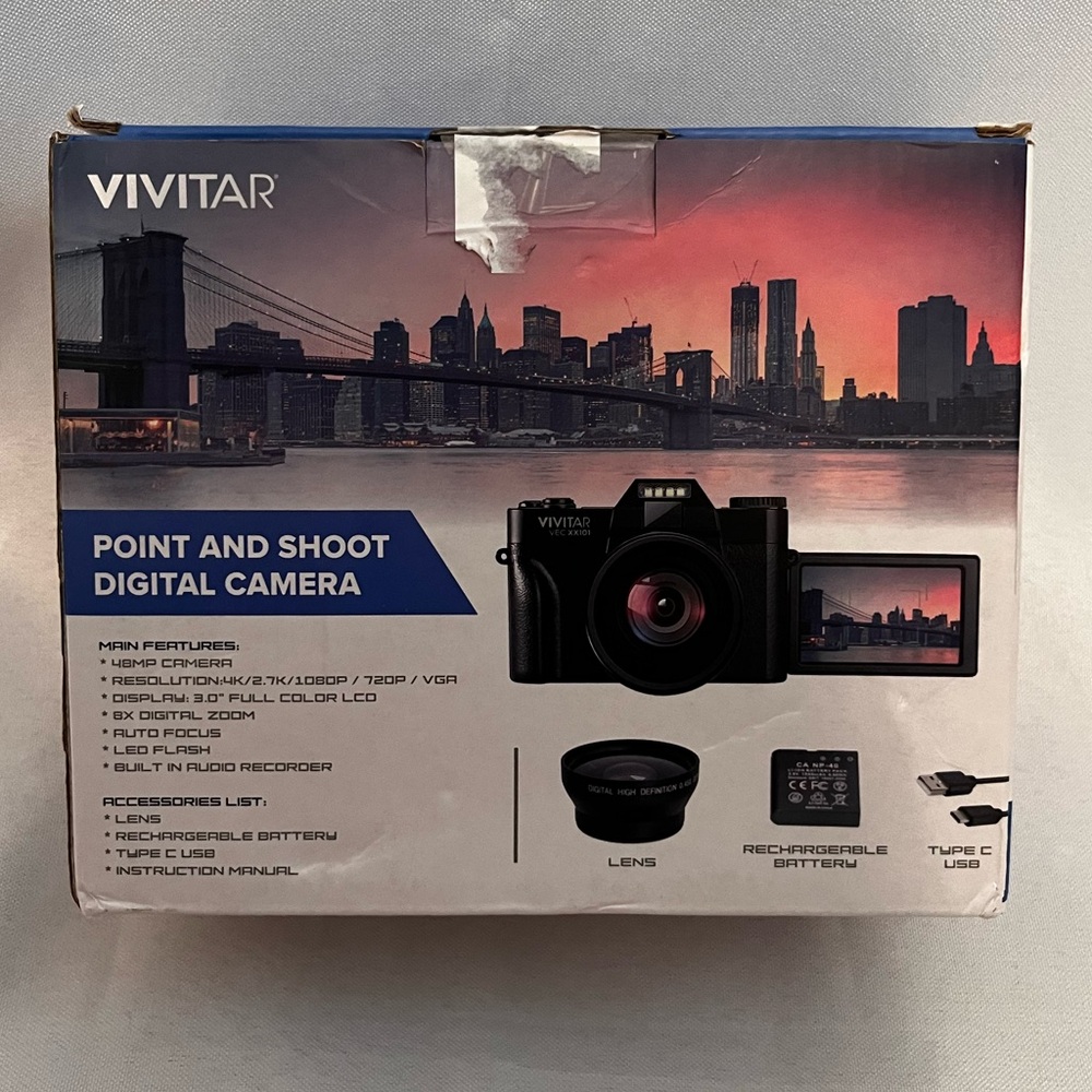 Vivitar 4k HD Point and Shoot